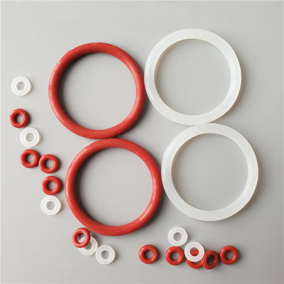 Red Silicone O Rings Food Grade FDA Medical Grade 80 Shore A Silicone Seal Rings