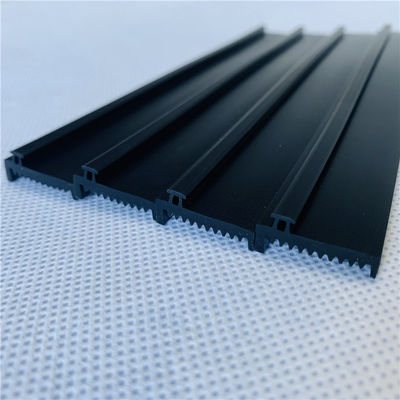 Silicone Door Seal Window Black 60 Shore A Silicone Rubber Extrusion Strip